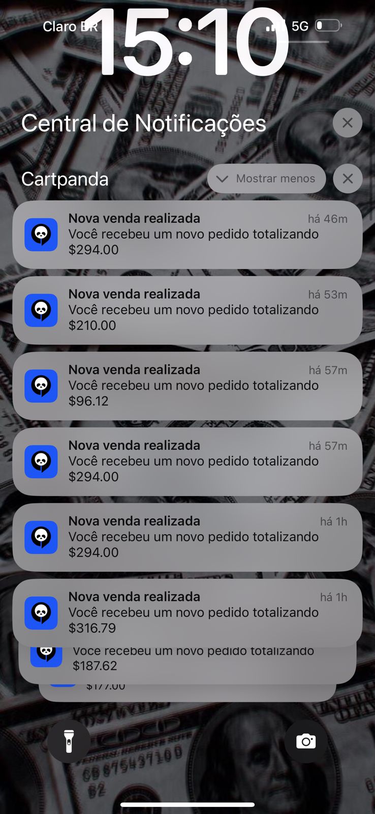 Comprovante de resultado